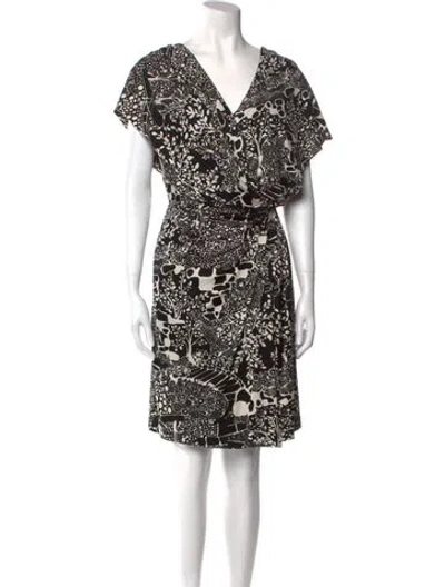 Pre-owned Vivienne Tam Vintage Mini Dress In Black