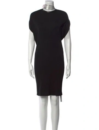Pre-owned Vivienne Tam Vintage Mini Dress In Black