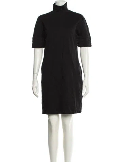 Pre-owned Vivienne Tam Vintage Mini Dress In Black