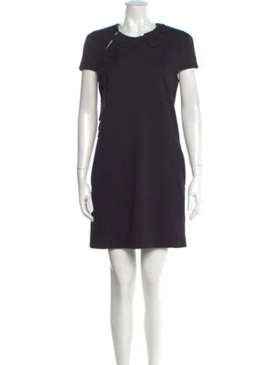 Pre-owned Vivienne Tam Vintage Mini Dress In Black