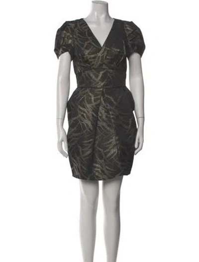 Pre-owned Vivienne Tam Vintage Mini Dress In Multi