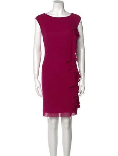 Pre-owned Vivienne Tam Vintage Mini Dress In Purple