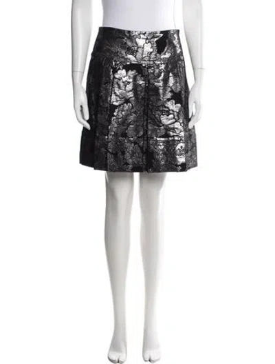 Pre-owned Vivienne Tam Vintage Mini Skirt In Black