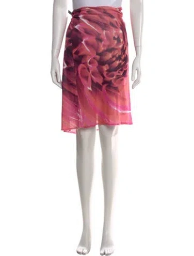 Pre-owned Vivienne Tam Vintage Mini Skirt In Pink