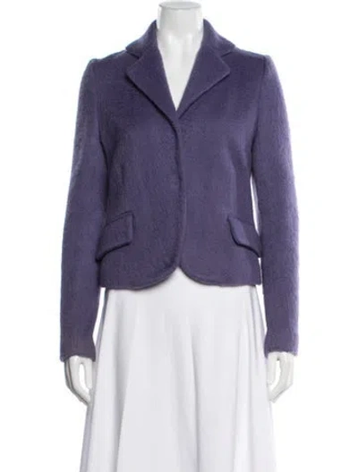 Pre-owned Vivienne Tam Wool Jacket In Purple