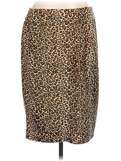 Pre-owned Vivienne Vivienne Tam Casual Skirt In Brown