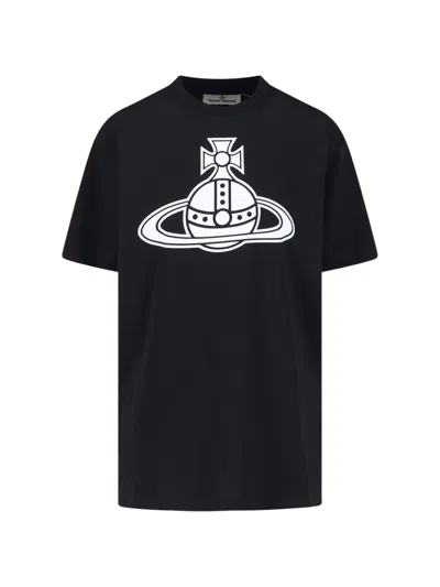 Vivienne Westwood 100% Cotton Logo T-shirt In Multi