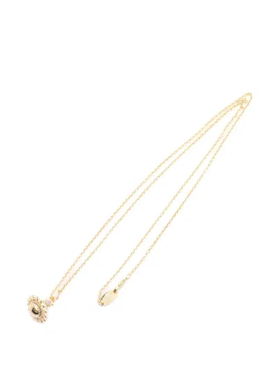 Pre-owned Vivienne Westwood 1920s Jordana Rhinestone Necklace In Gold