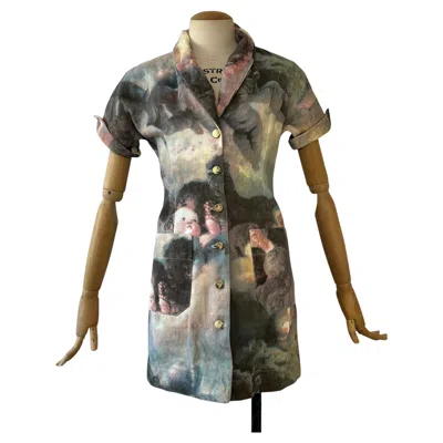 Pre-owned Vivienne Westwood 1991-1992 Cupid Dress In Gray