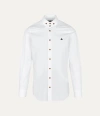 Vivienne Westwood Shirt With Subtle Orb Embroidery And Tailored Fit In White