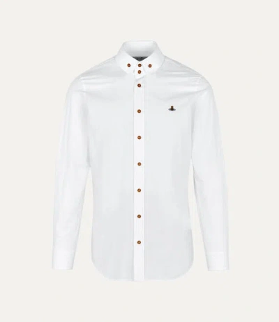 VIVIENNE WESTWOOD TWO BUTTON KRALL SHIRT COTTON WHITE 50 MEN