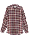 Vivienne Westwood Two Button Krall Shirt Linen Check Shirting 56 Men In Blue