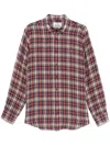 Vivienne Westwood Two Button Krall Shirt Linen Check Shirting 56 Men In Blue