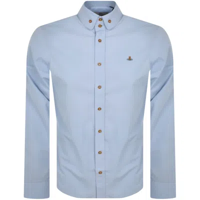 Vivienne Westwood 2 Button Krall Shirt Blue