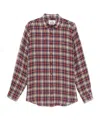 Vivienne Westwood Two Button Krall Shirt Linen Check Shirting 56 Men In Multicolor