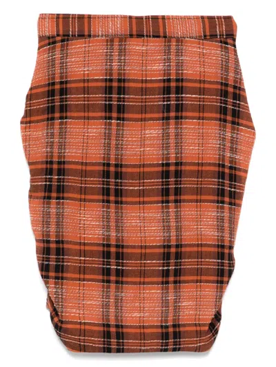 Pre-owned Vivienne Westwood 2000s Check Pleated Skirt