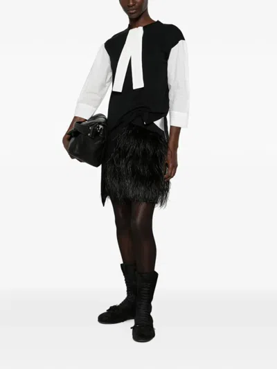 Pre-owned Vivienne Westwood 2010s Jabot-detail Panelled Shirt In Black