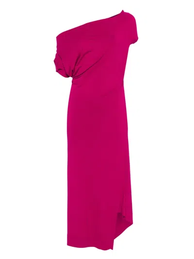 Pre-owned Vivienne Westwood 2013-2014 Asymmetric Draped Dress