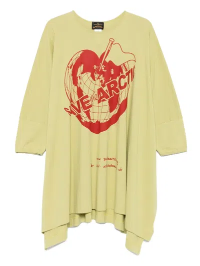 Pre-owned Vivienne Westwood 2014 Printed T-shirt Dress