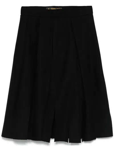 Pre-owned Vivienne Westwood 2016-2017 Pleated Skirt In Black