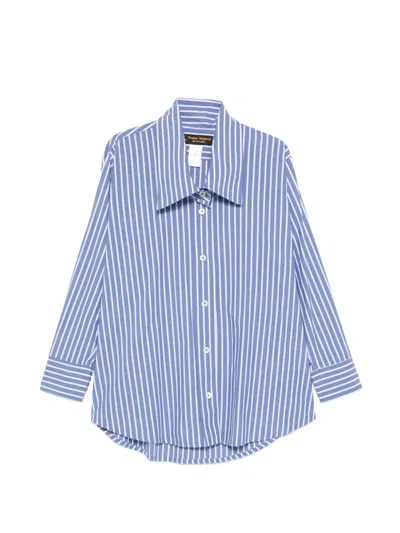 Pre-owned Vivienne Westwood 2016 Striped Shirt In Blue