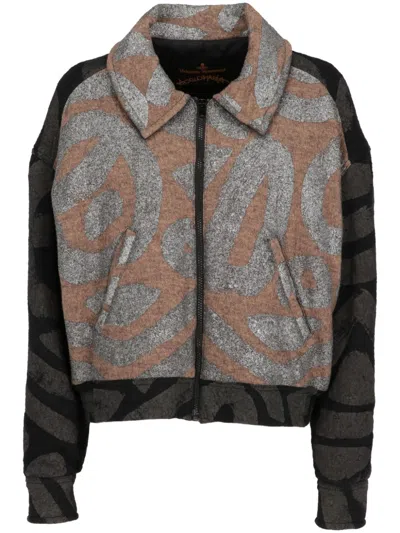 Pre-owned Vivienne Westwood 2017-2018 Zipped Jacket In Grey