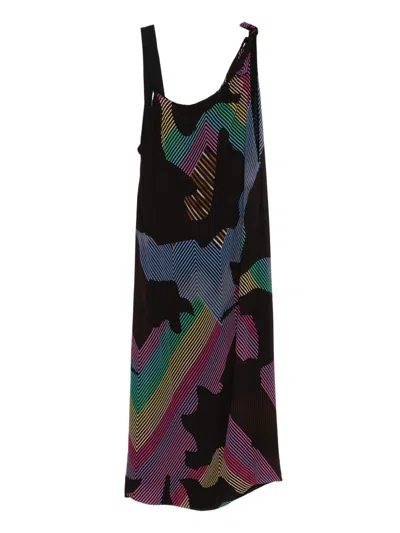 Pre-owned Vivienne Westwood 2017 Asymmetric Printed Dress