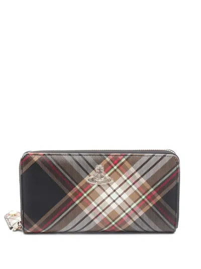 Pre-owned Vivienne Westwood 2020 Zip-up Wallet In Brown