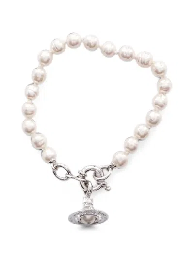 Pre-owned Vivienne Westwood 2020s Aleksa Bracelet In Silver