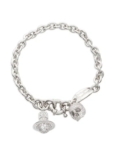 Pre-owned Vivienne Westwood 2020s Circe Chain Bracelet In Silver