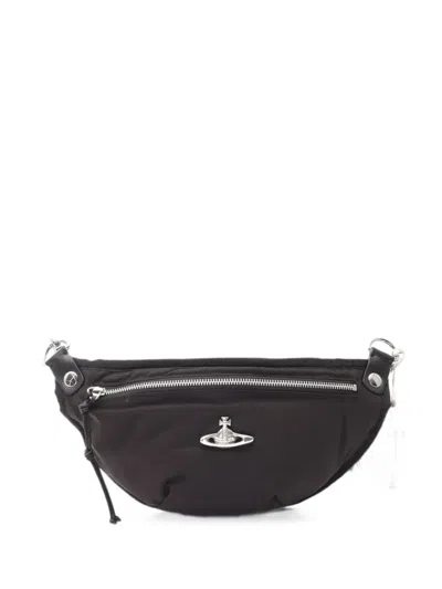 Pre-owned Vivienne Westwood 2020s City Orb Belt Bag In Brown