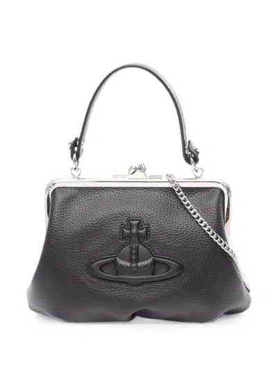 Pre-owned Vivienne Westwood 2020s Granny Frame Handbag In Black