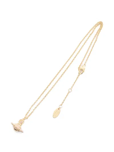 Pre-owned Vivienne Westwood 2020s Jordana Orb Necklace In Gold