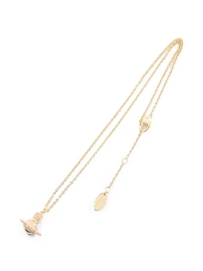 Pre-owned Vivienne Westwood 2020s Jordana Orb Necklace In Gold