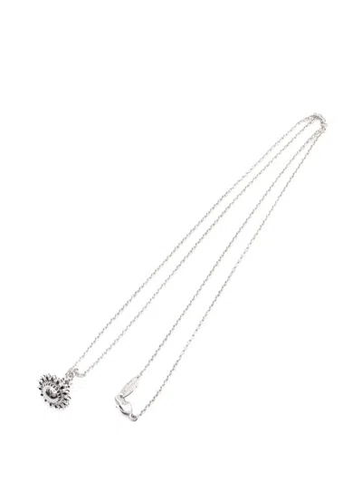 Pre-owned Vivienne Westwood 2020s Jordana Rhinestone Necklace In Silver