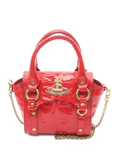 Pre-owned Vivienne Westwood 2020s Mini Betty Tote Bag In Red