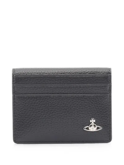 Pre-owned Vivienne Westwood 2020s Orb Card Case In Black