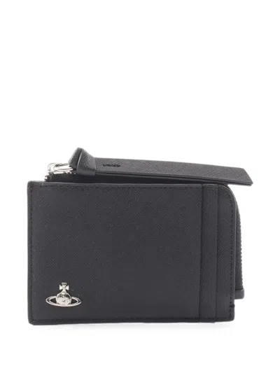 Pre-owned Vivienne Westwood 2020s Orb Card Case In Black