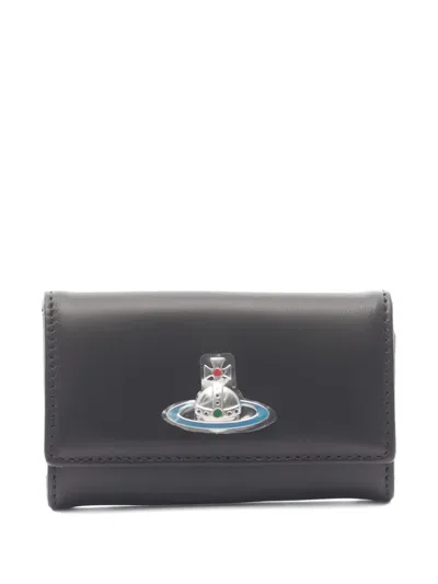 Pre-owned Vivienne Westwood 2020s Orb Key Case In Black