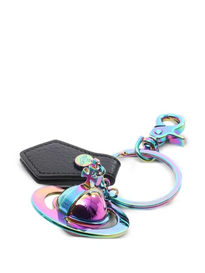 Pre-owned Vivienne Westwood 2020s Orb Keyring In Blue