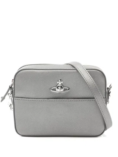 Pre-owned Vivienne Westwood 2020s Orb Shoulder Bag In Grey