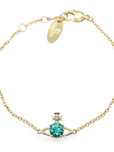 Pre-owned Vivienne Westwood 2020s Small Reina Bracelet In Gold