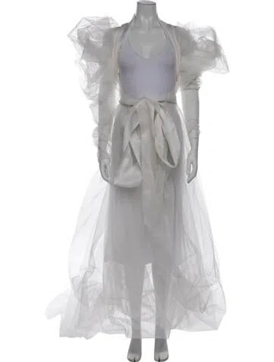 Pre-owned Vivienne Westwood 2024 Elizabeth Coat In White