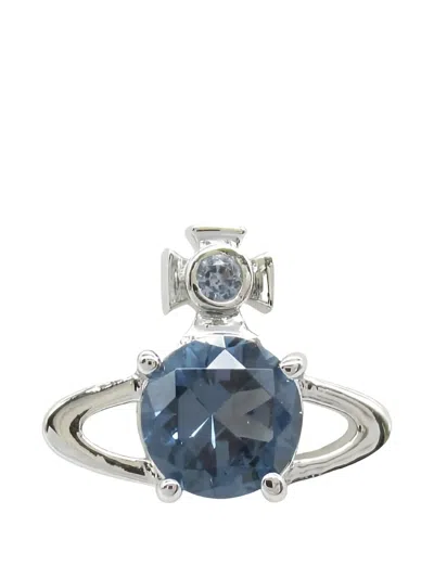 Pre-owned Vivienne Westwood 20s Orb Single Earring In Silver
