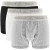 Vivienne Westwood 3 Pack Boxer Trunks In Gray