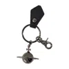 Vivienne Westwood 3d Orb Keychain In Black