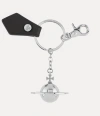 Vivienne Westwood 3d Orb Keyring Metal Black-saffiano One Size Unisex In Black