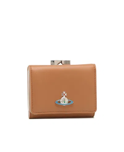 Vivienne Westwood Trifold Wallet In Brown