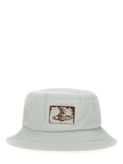 Vivienne Westwood 81020009_w016ep402 Bucket Hat In White