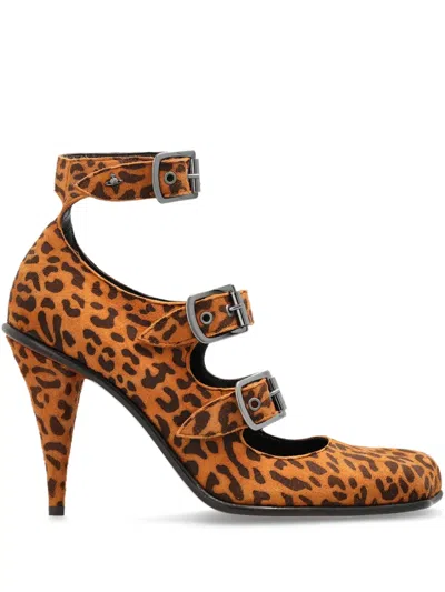 VIVIENNE WESTWOOD 90MM LEOPARD-PRINT PUMPS